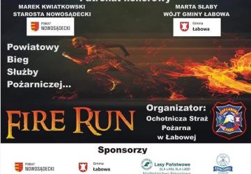Zapraszamy do udziału w Powiatowym Biegu Służby Pożarniczej FIRE RUN ŁABOWA 2019 - 14 września.