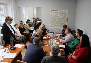 Posiedzenie Gminnego Zespołu Zarządzania Kryzysowego w zwiazku z wirusem SARS-Cov-2