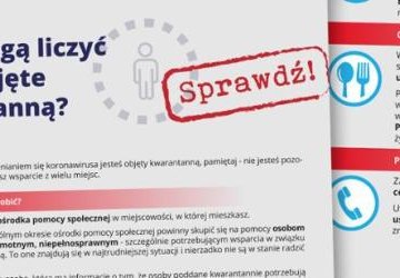 Pomoc osobom w kwarantannie