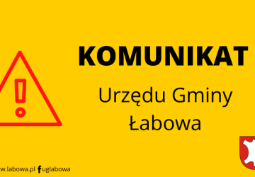 Komunikat dla mieszkańców miejscowości Łabowa zaopatrywanych w wodę przeznaczoną do spożycia przez ludzi z sieci wodociągowej Feleczyn - Łabowa