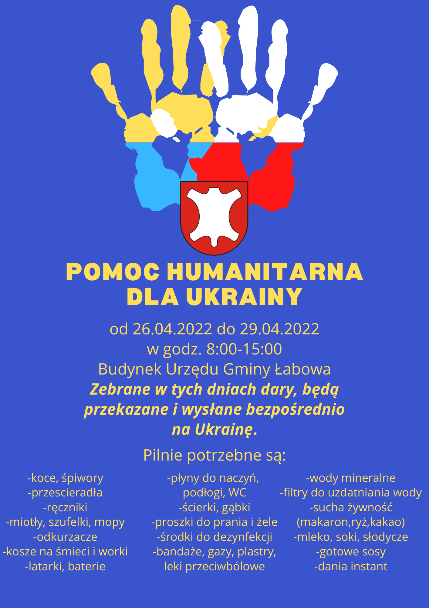 Pomoc humanitarna dla Ukrainy