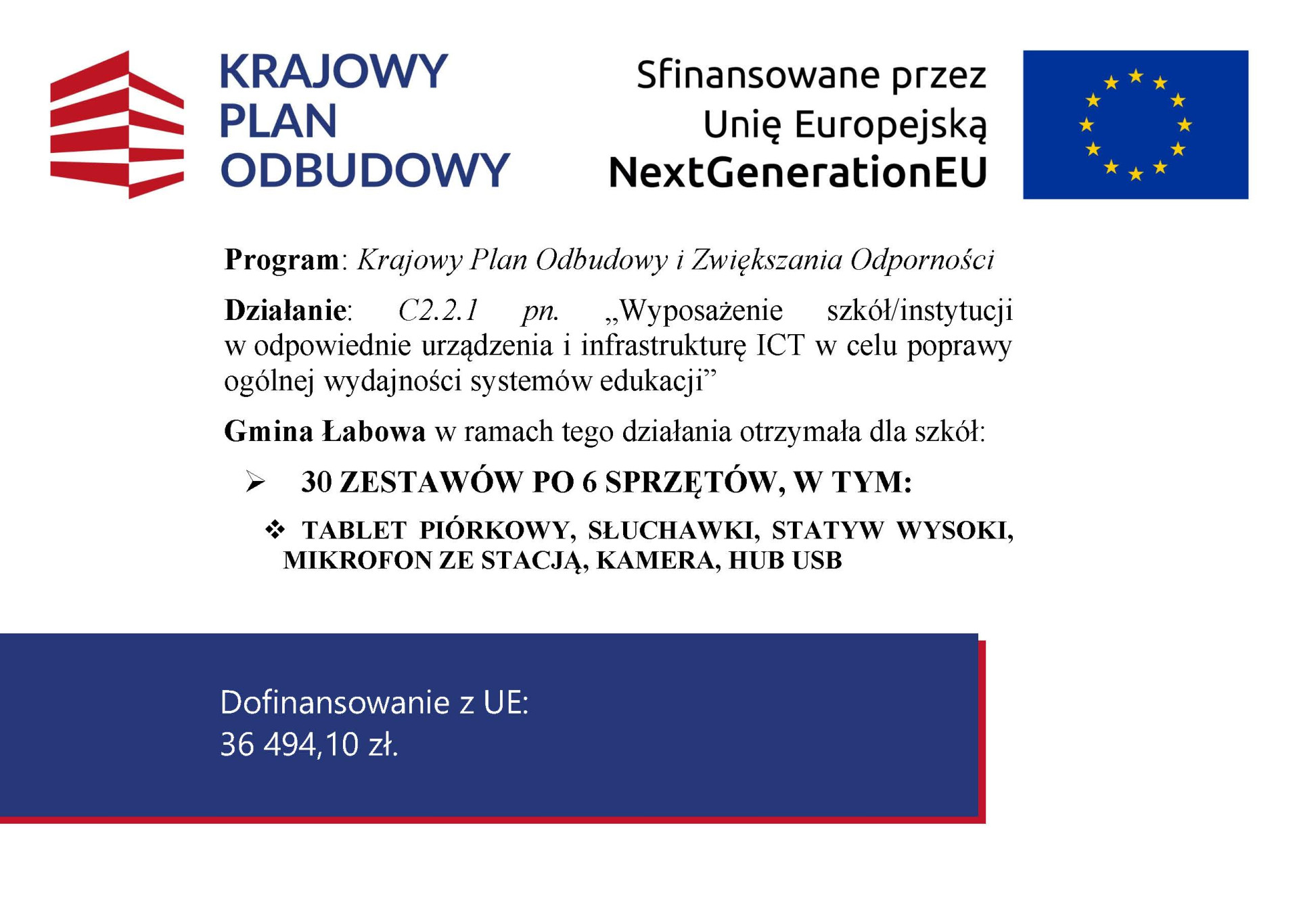 Zestawy narzędzi informatycznych na potrzeby prowadzenia lekcji zdalnych lub hybrydowych do dyspozycji uczniów