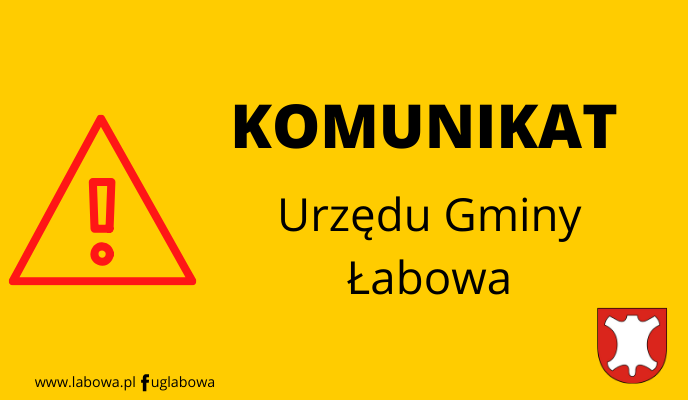 Komunikat dla mieszkańców miejscowości Łabowa-Feleczyn zaopatrywanych w wodę przeznaczoną do spożycia przez ludzi z sieci wodociągowej