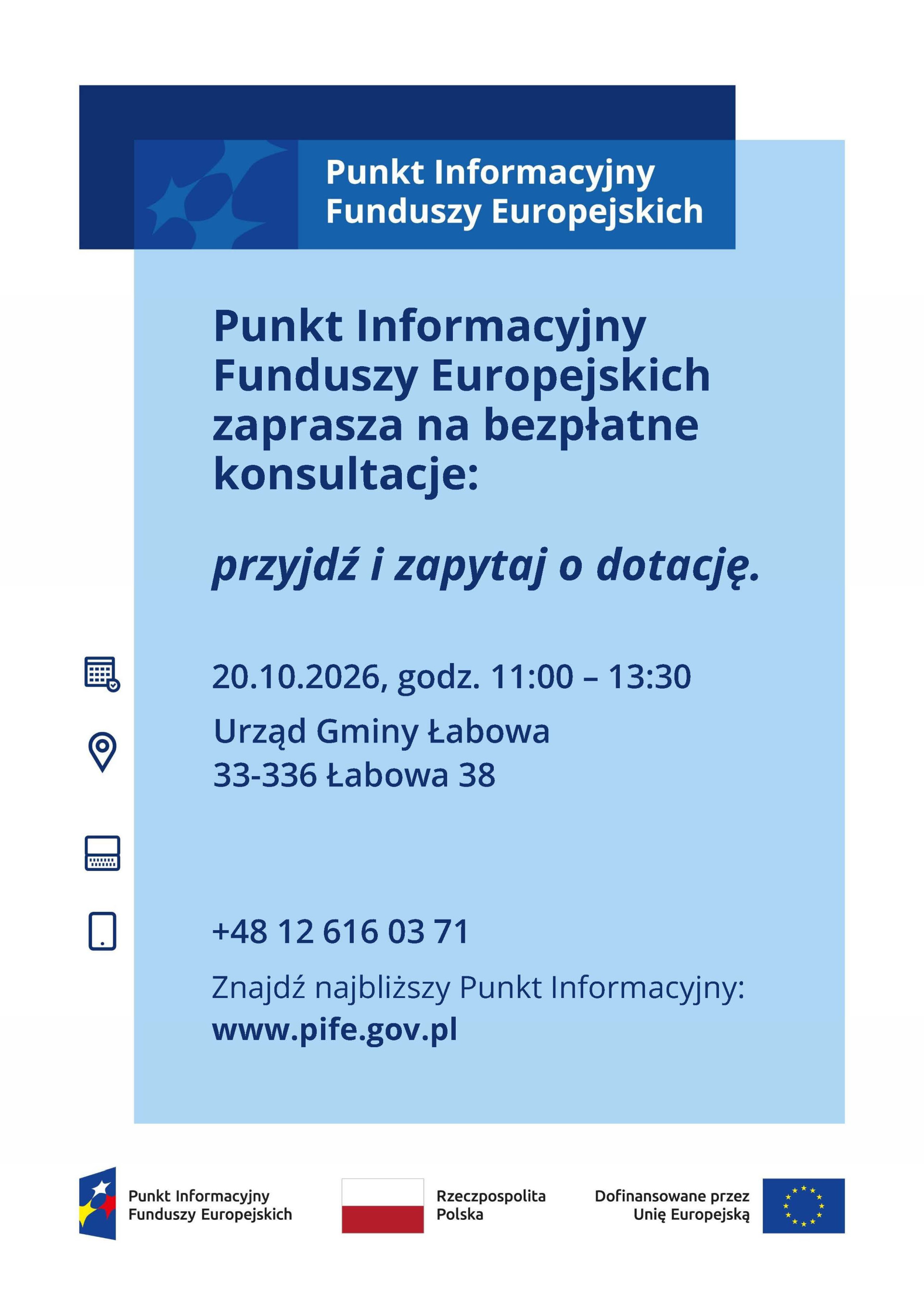 Indywidualne konsultacje dla mieszkańców Gminy Łabowa