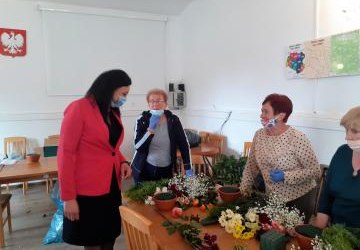 Zajęcia florystyczne dla uczestników projektu socjalnego