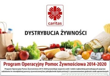 Skierowania do otrzymania pomocy żywnościowej w ramach Programu Operacyjnego Pomoc Żywnościowa 2014-2020