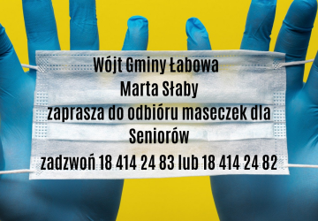 Seniorze odbierz maseczki